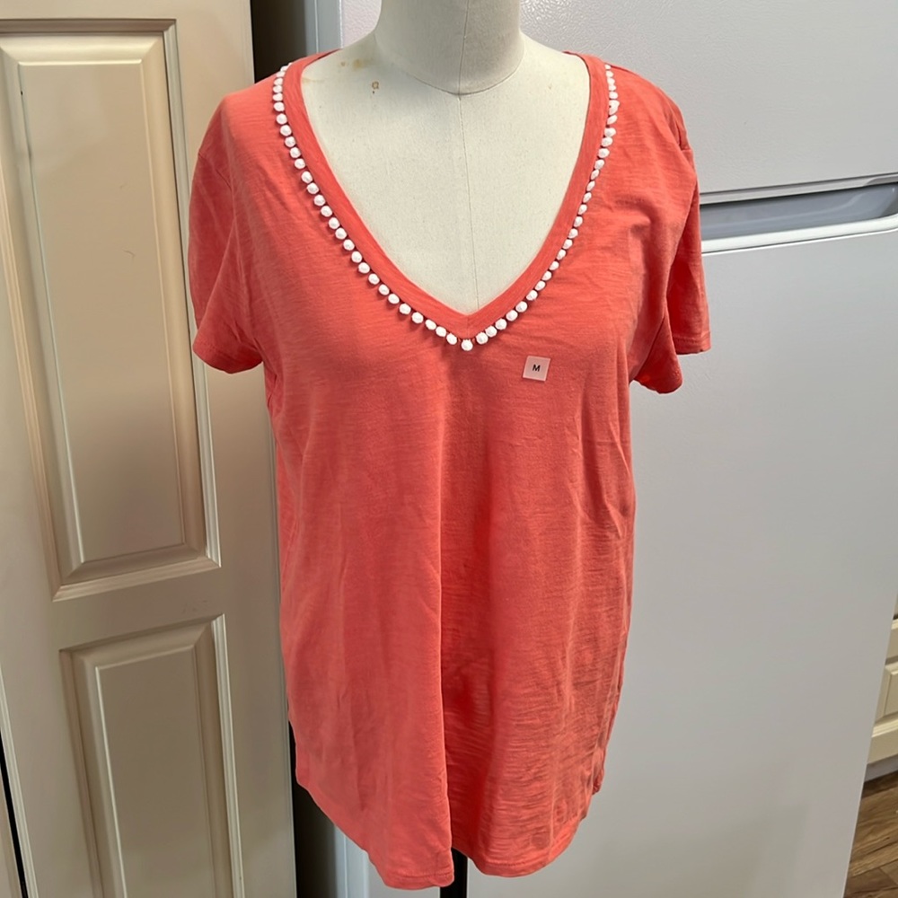 NWT Medium Coral Tee LOFT Box D